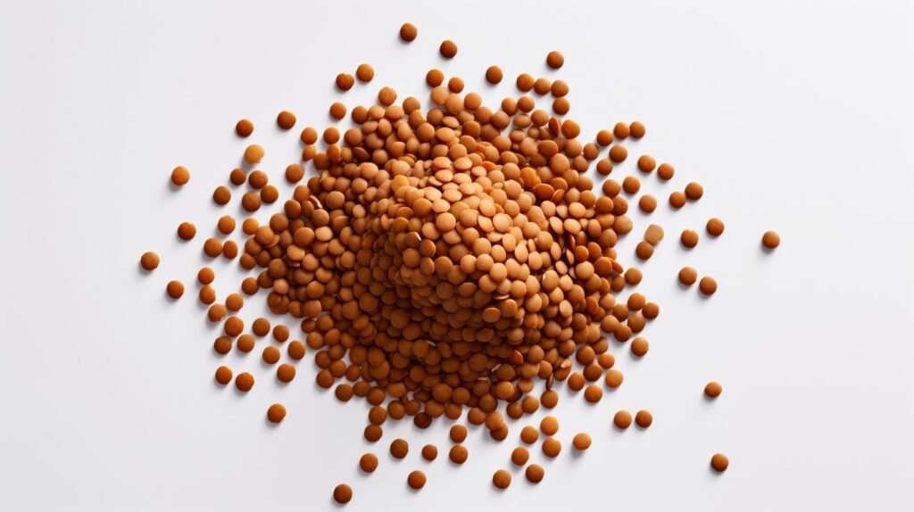 brown lentils as green lentils substitute
