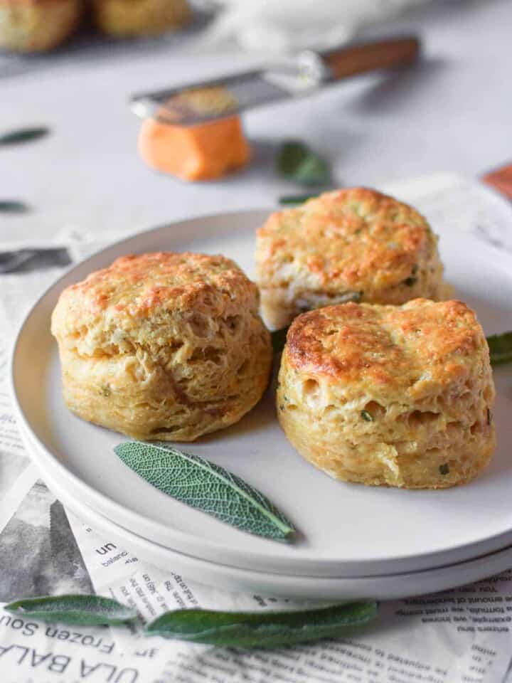 Savory Cheddar And Sage Biscuits