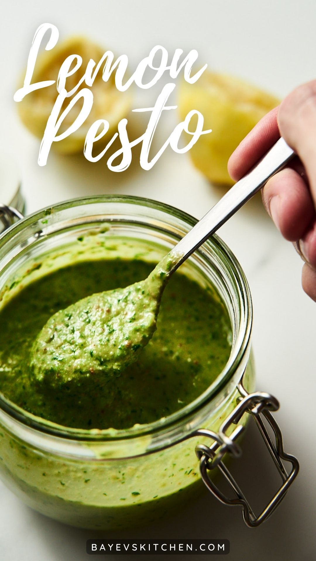 Quick And Easy Lemon Pesto Recipe with Step By Step Video Instructions
