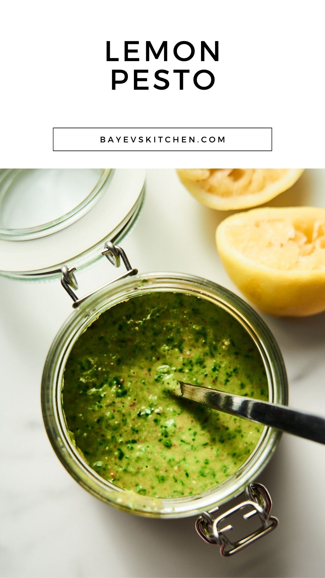 Quick And Easy Lemon Pesto Recipe with Step By Step Video Instructions