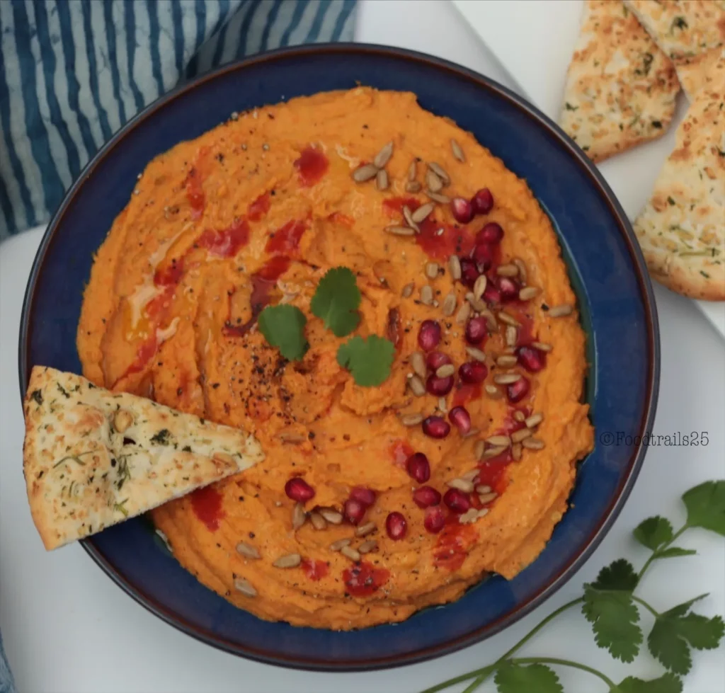 Sweet and Spicy Carrot Hummus