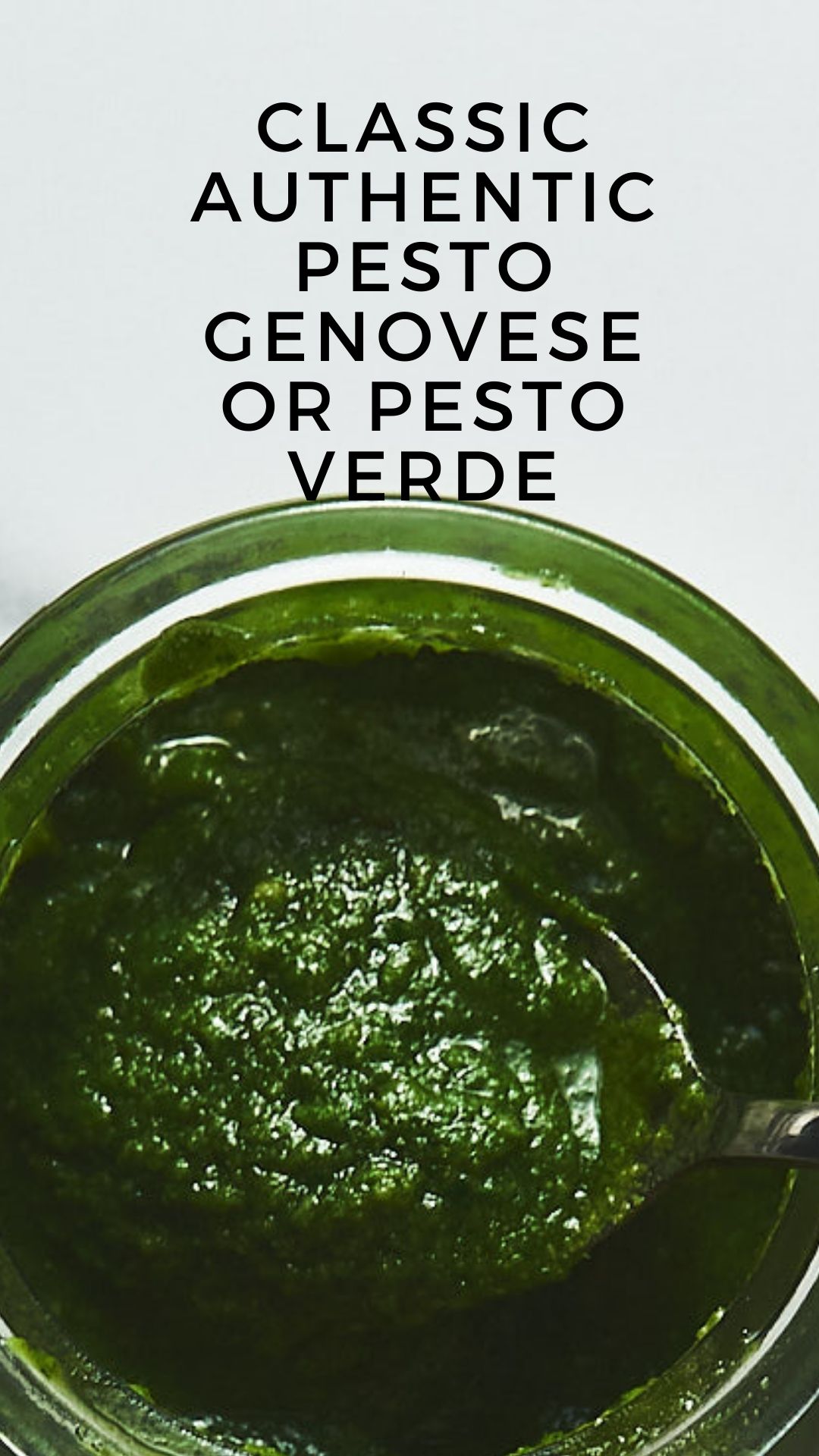 Classic Authentic Pesto Genovese or Pesto Verde by bayevskitchen.com