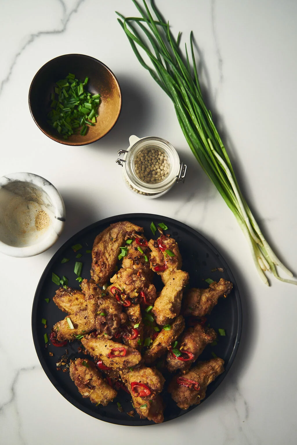 Salt and Pepper Chicken Wings Chinese Style